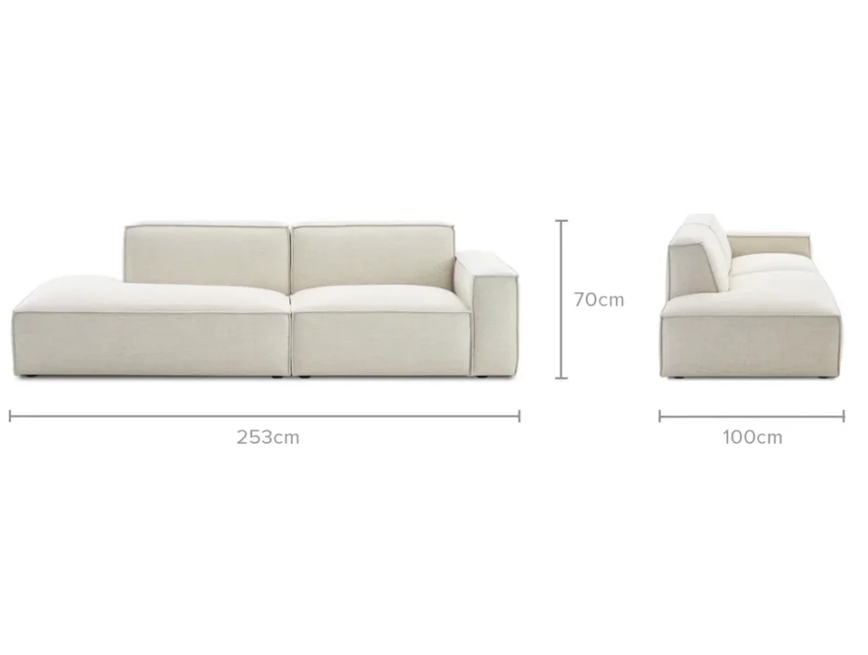 Габаритные размеры кресла модуль Портулак