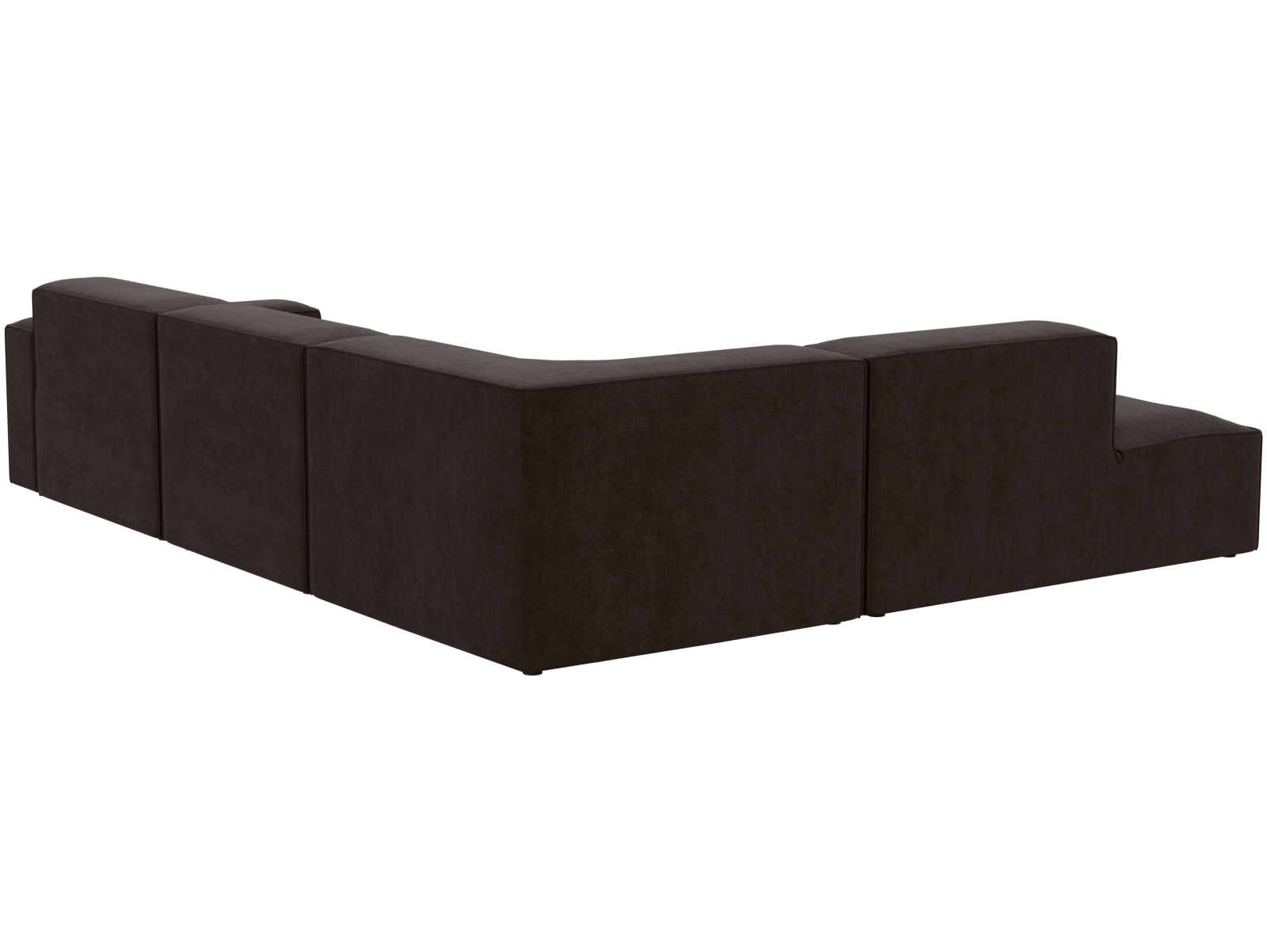 Кресло модуль Портулак серое, вид боком