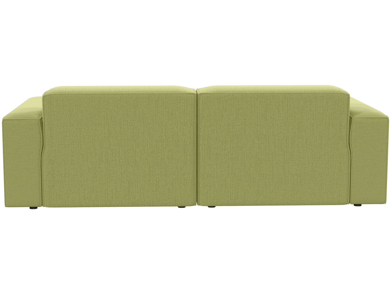 Двухместный диван Бауэн серое, вид сзади