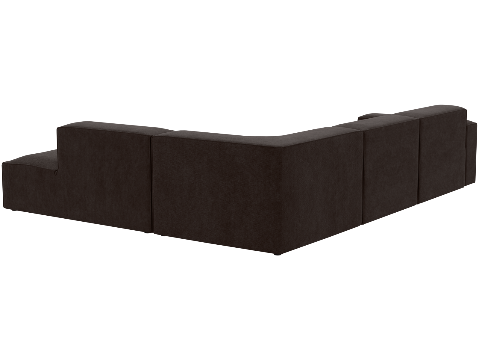 Кресло модуль Портулак серое, вид боком