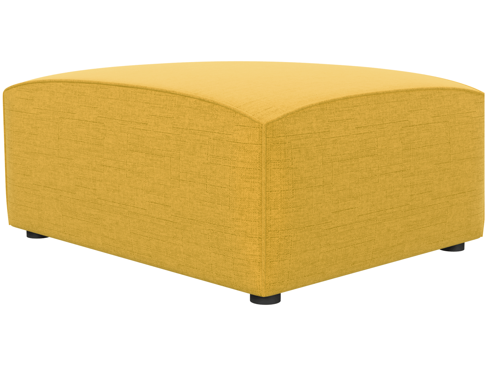 Двухместный тканевый диван Кларке серое, вид спереди