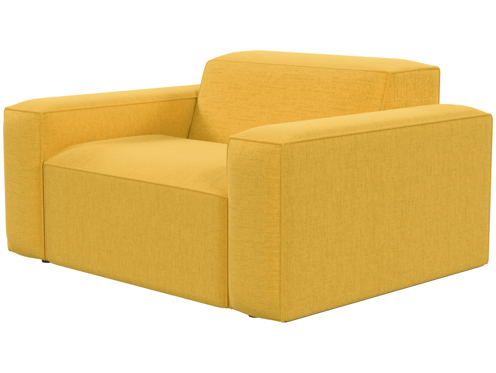 Двухместный тканевый диван Кларке серое, вид полубоком