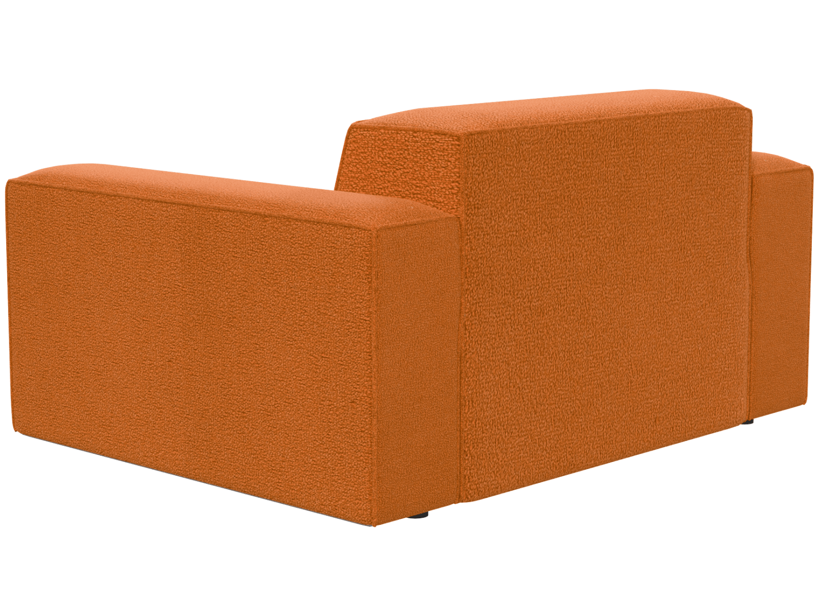 Двухместный тканевый диван Кларке серое, вид полубоком