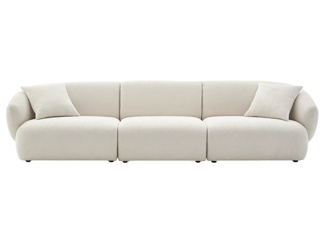 Диван трёхместный из букле Зофа