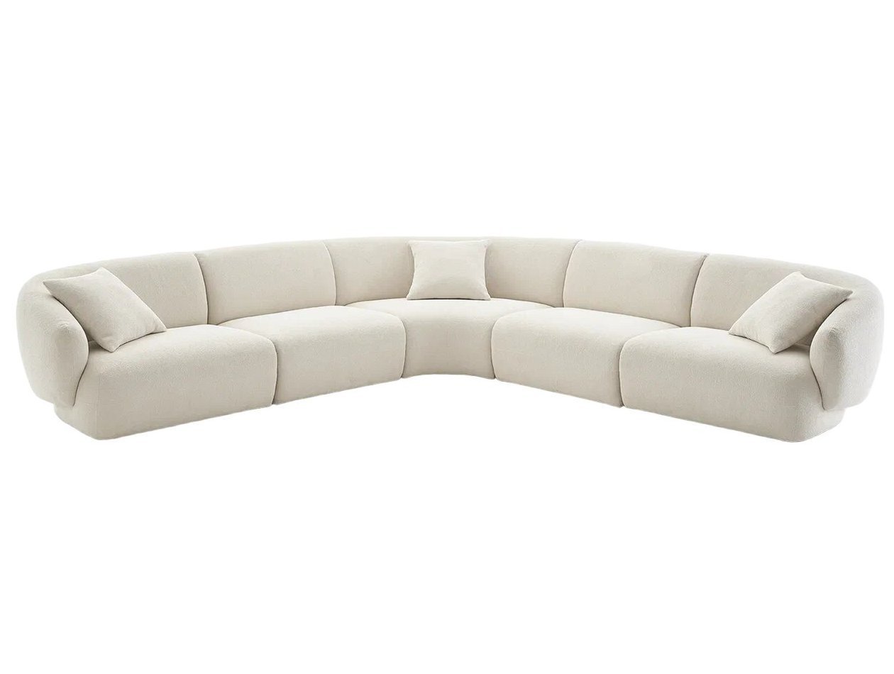 Диван трёхместный из букле Зофа