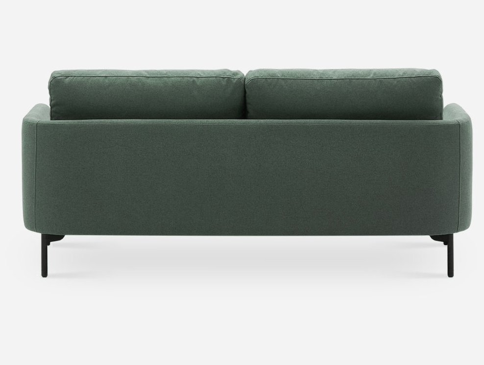 Двухместный тканевый диван Унви