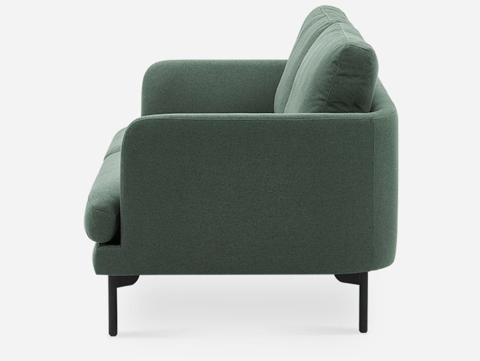 Двухместный тканевый диван Унви