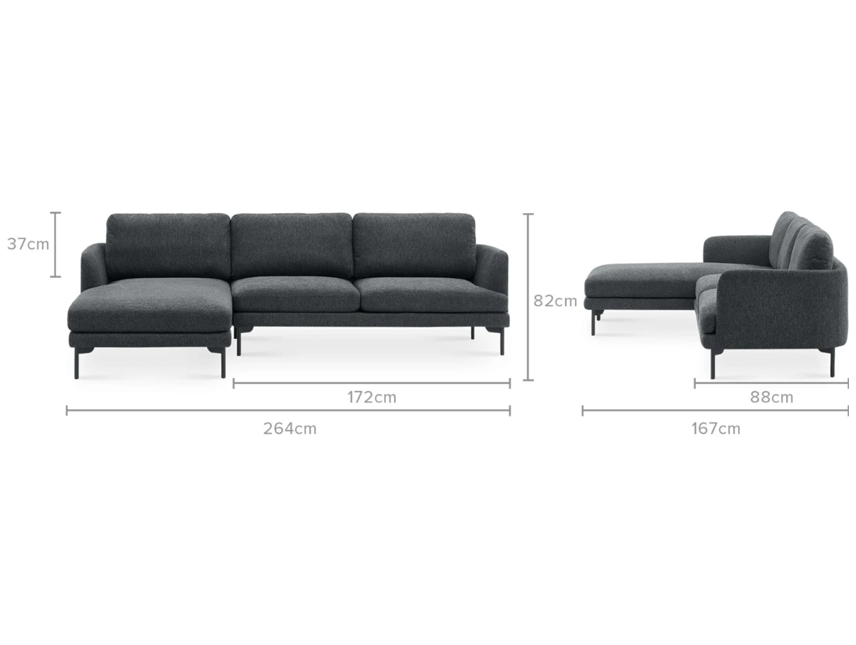 Габаритные размеры кресла модуль Портулак