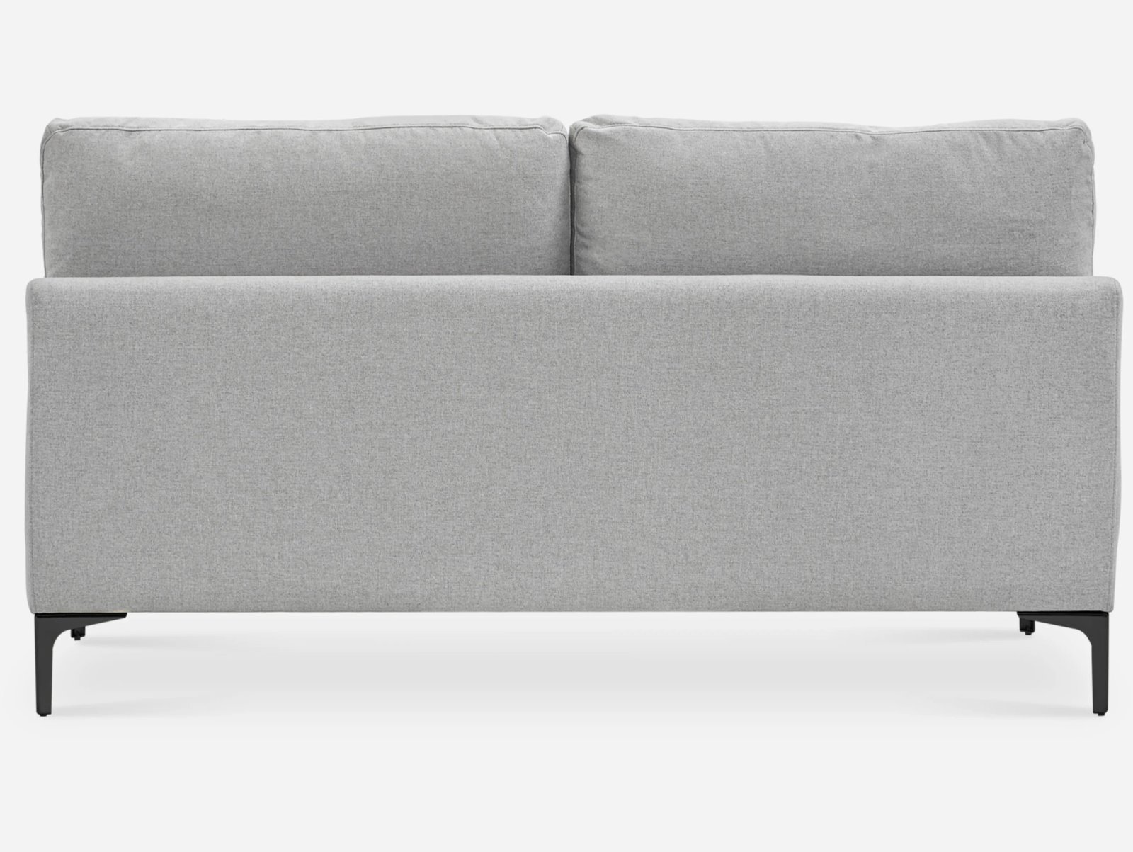 Двухместный тканевый диван Царт серое, вид полубоком