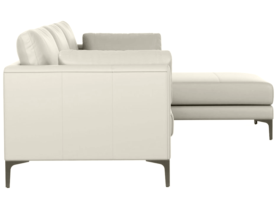 Кресло модуль Портулак серое, вид полубоком