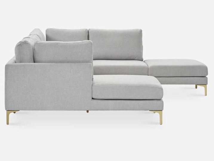 Диван угловой с оттоманкой Царт, вид боком