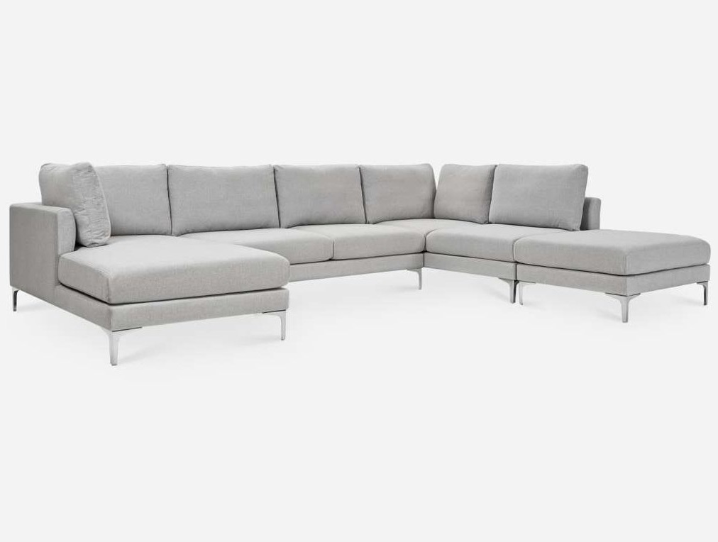 Диван угловой с оттоманкой Царт, вид сзади