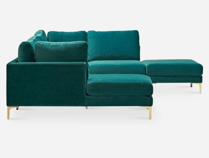 Диван угловой с оттоманкой Царт, вид сзади