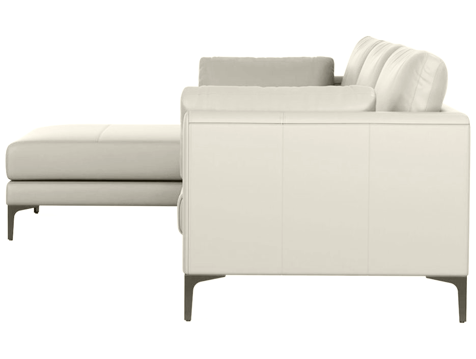 Кресло модуль Портулак серое, вид полубоком