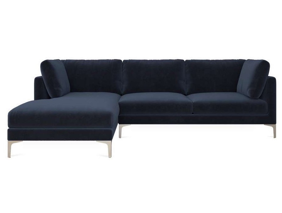 Кресло модуль Портулак серое, вид боком