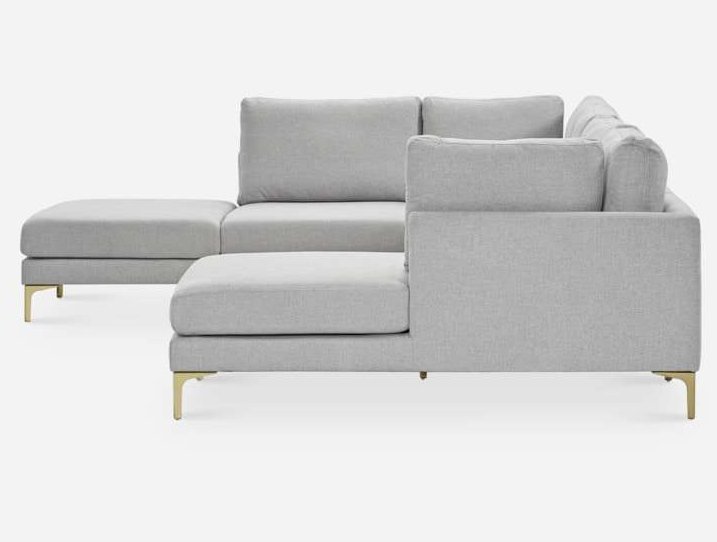 Диван угловой с оттоманкой Царт, вид боком