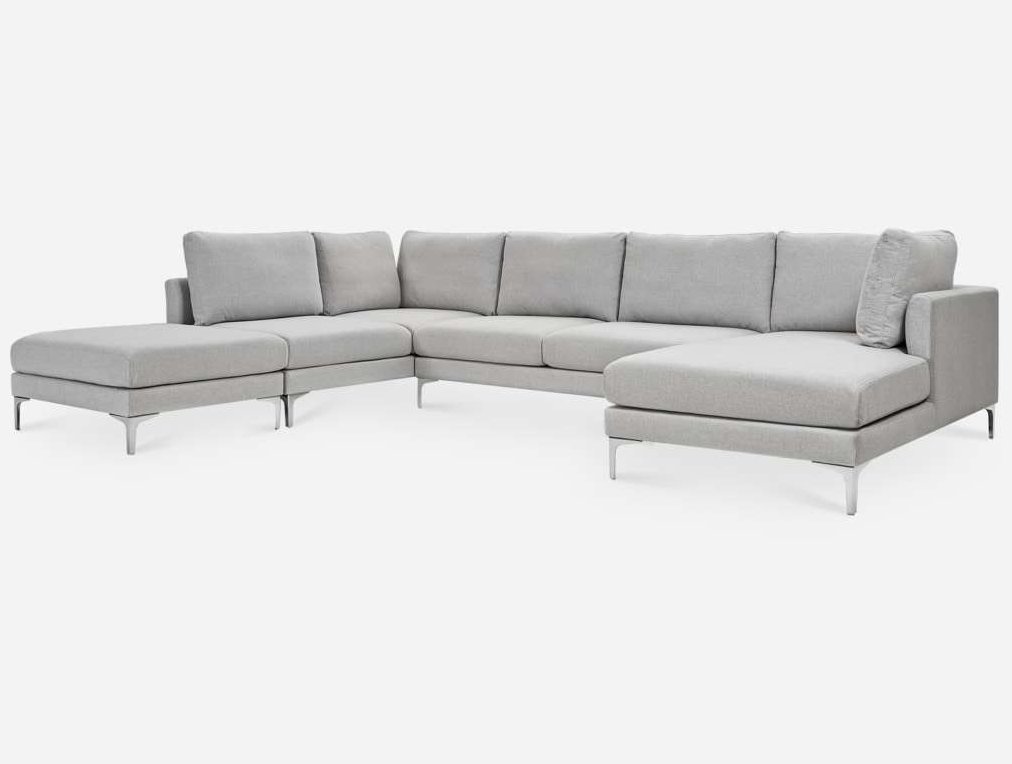 Диван угловой с оттоманкой Царт, вид сзади