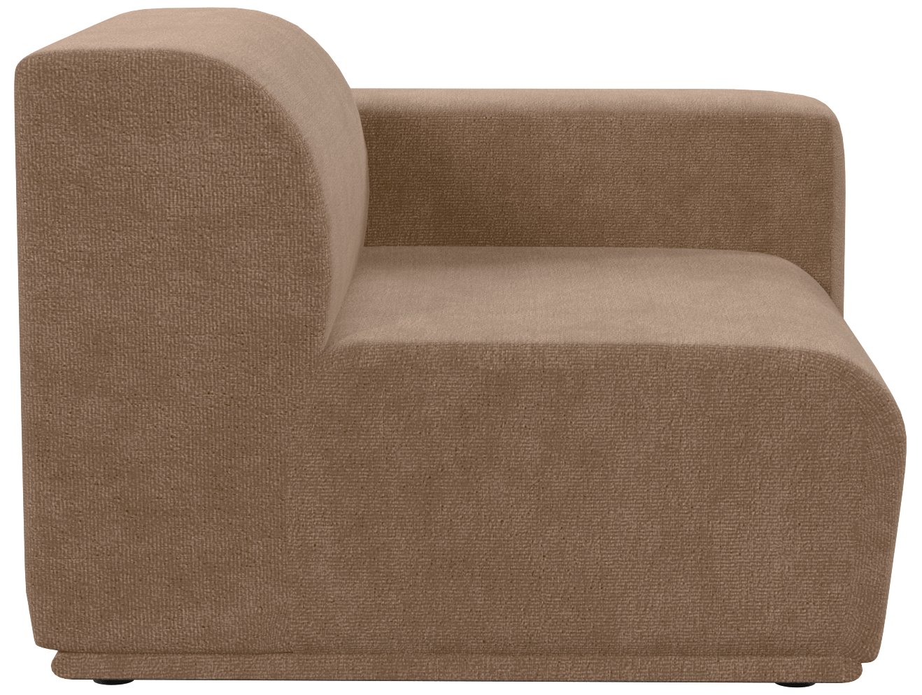 Кресло модуль Портулак серое, вид сзади