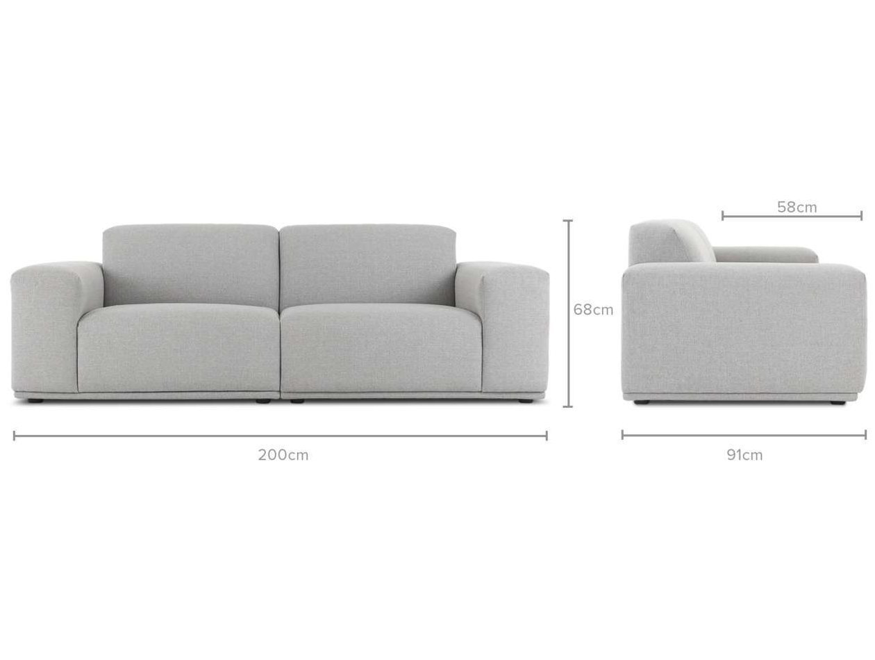 Габаритные размеры кресла модуль Портулак