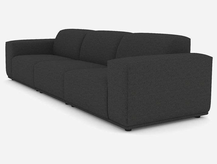 Трехместный тканевый диван Тайль, вид полубоком