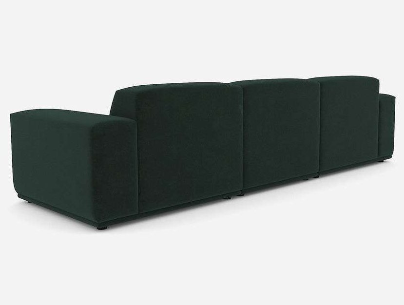 Трехместный тканевый диван Тайль, вид сзади