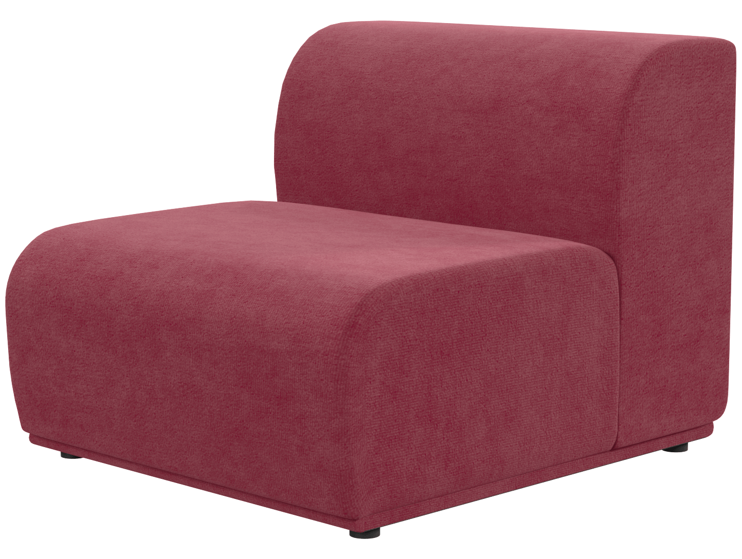 Двухместный тканевый диван Кларке серое, вид полубоком