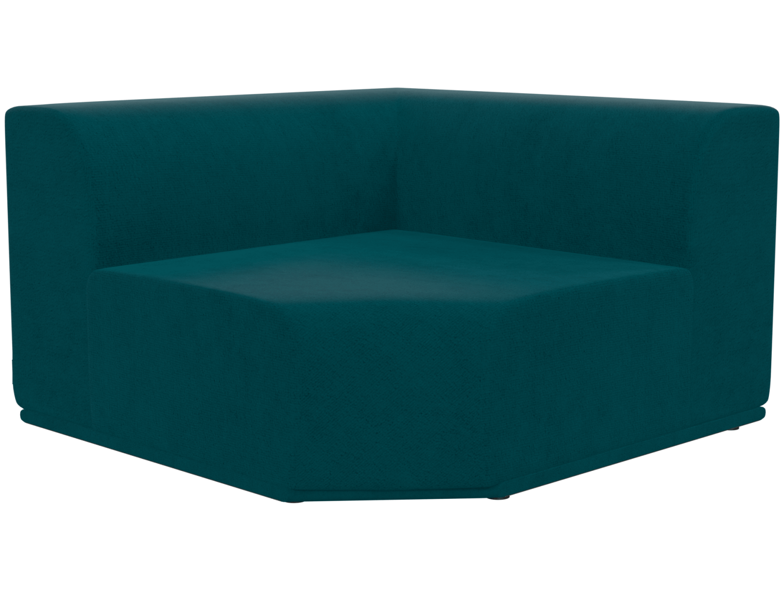 Двухместный тканевый диван Кларке серое, вид спереди