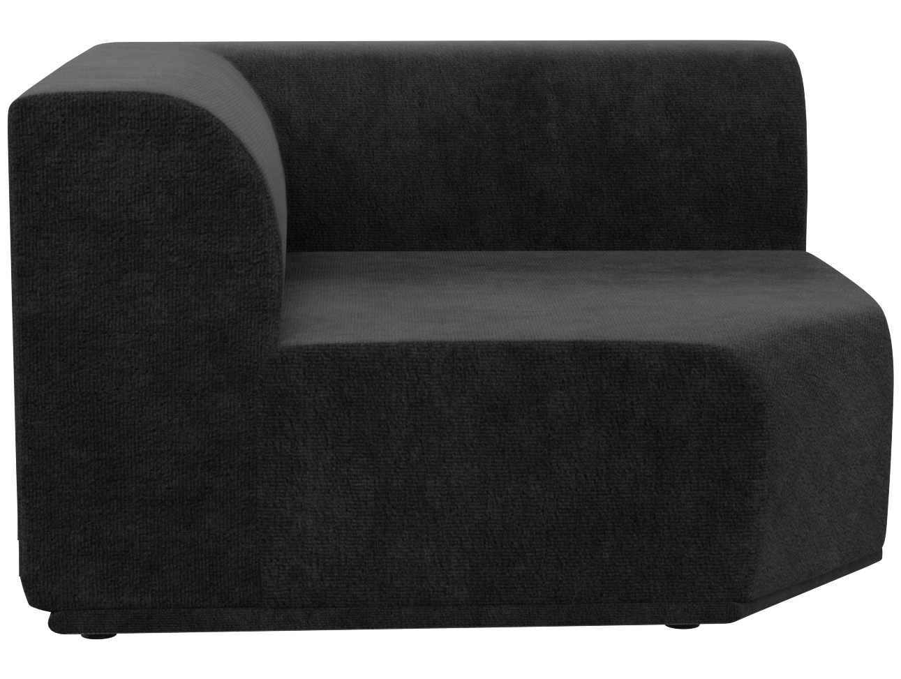 Двухместный тканевый диван Кларке серое, вид полубоком