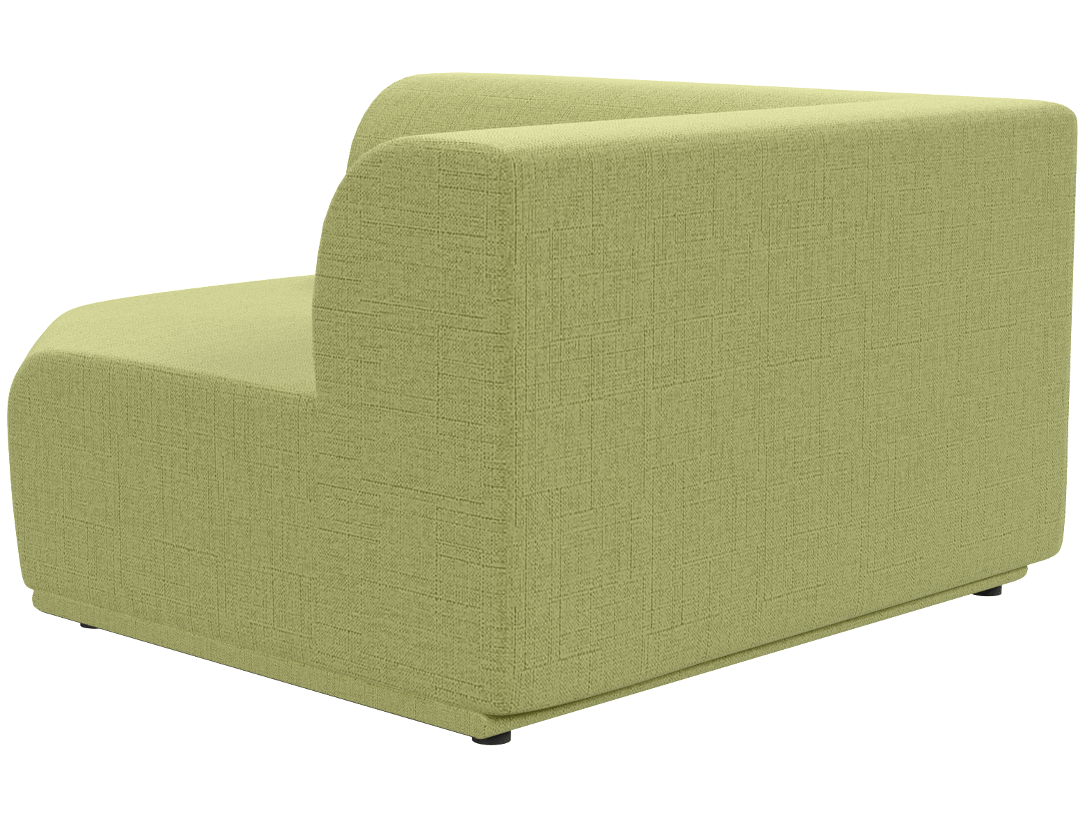 Двухместный тканевый диван Кларке серое, вид полубоком