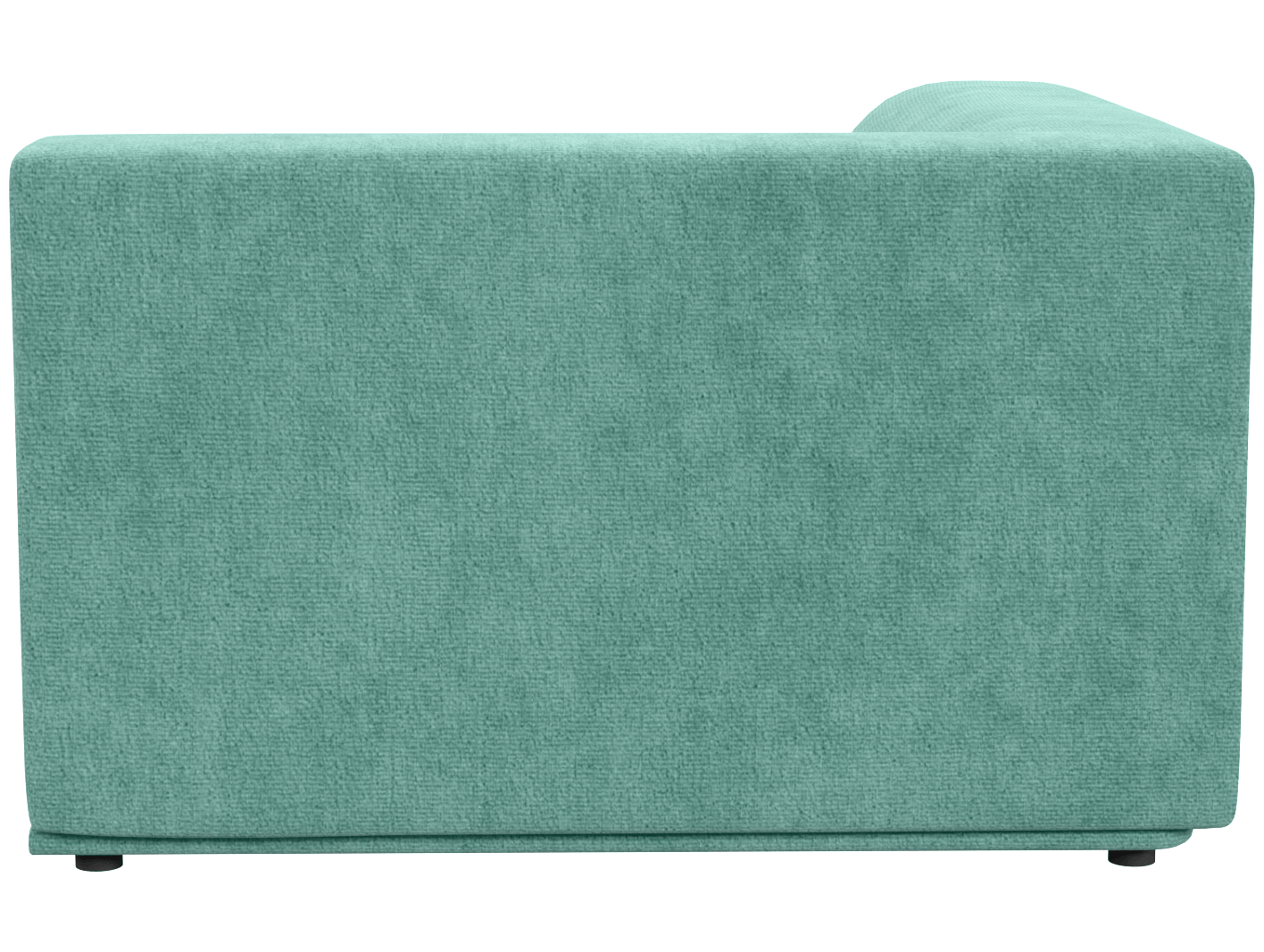 Двухместный тканевый диван Кларке серое, вид боком