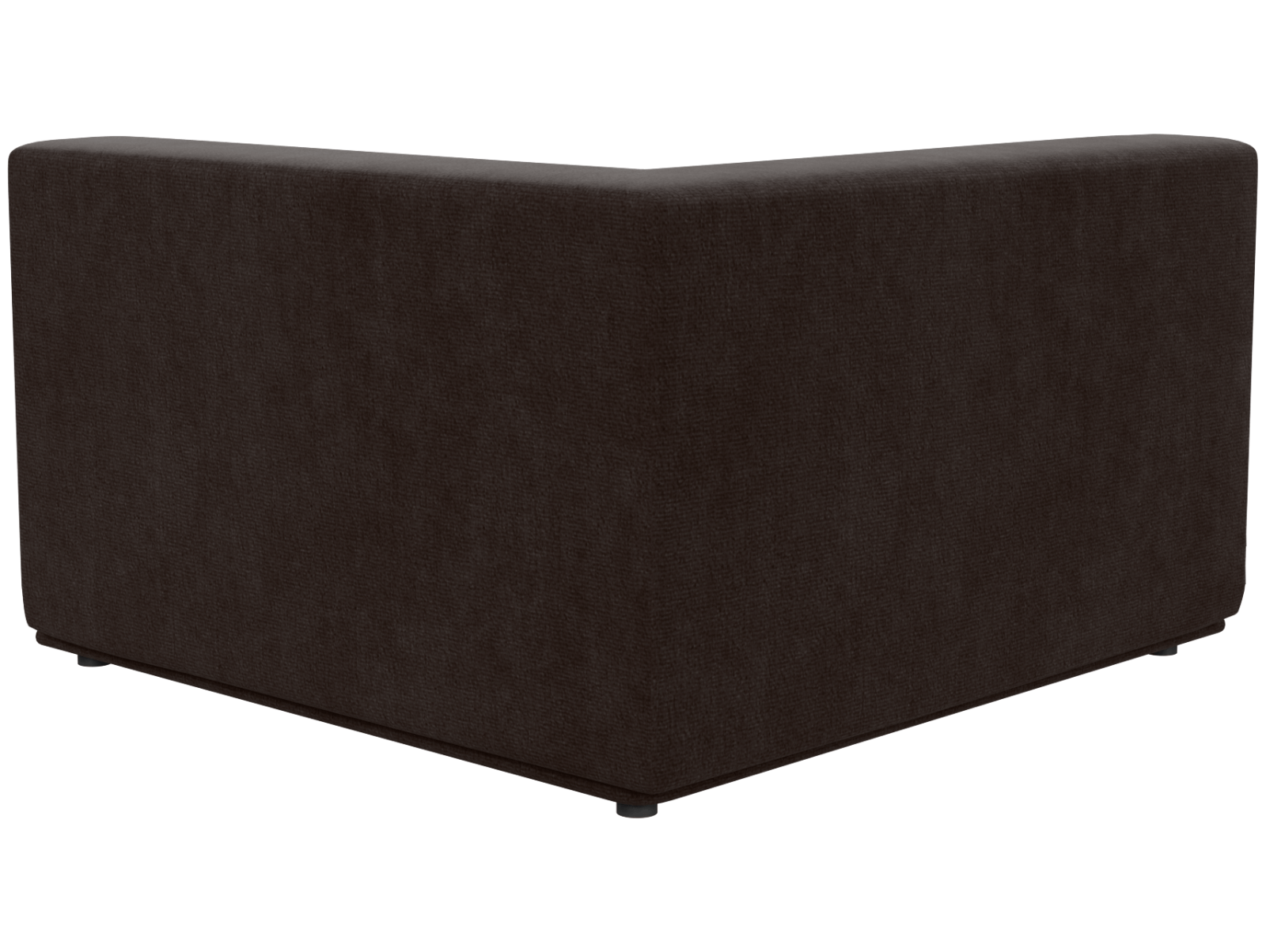 Двухместный тканевый диван Кларке серое, вид боком