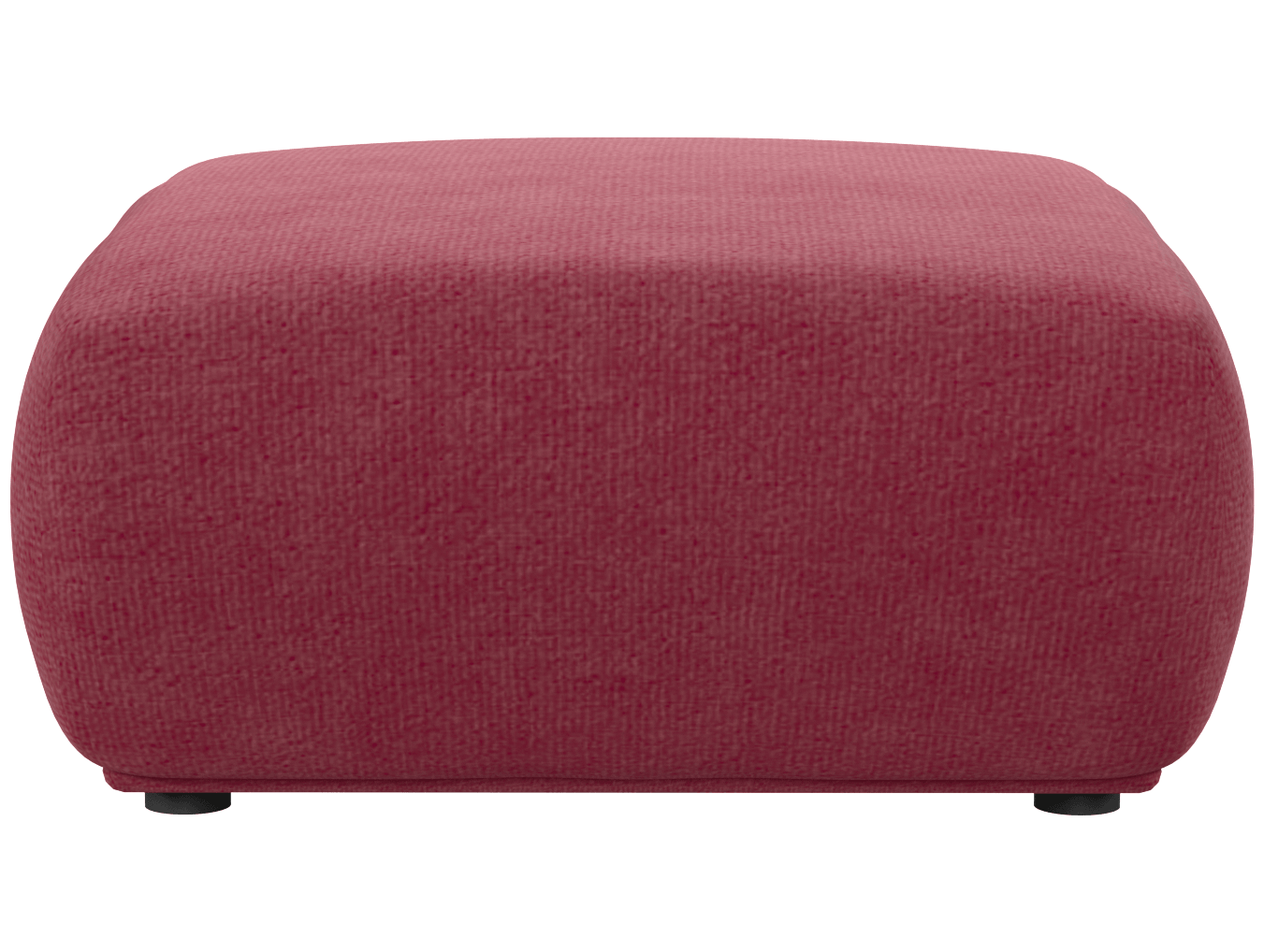 Двухместный тканевый диван Кларке серое, вид спереди