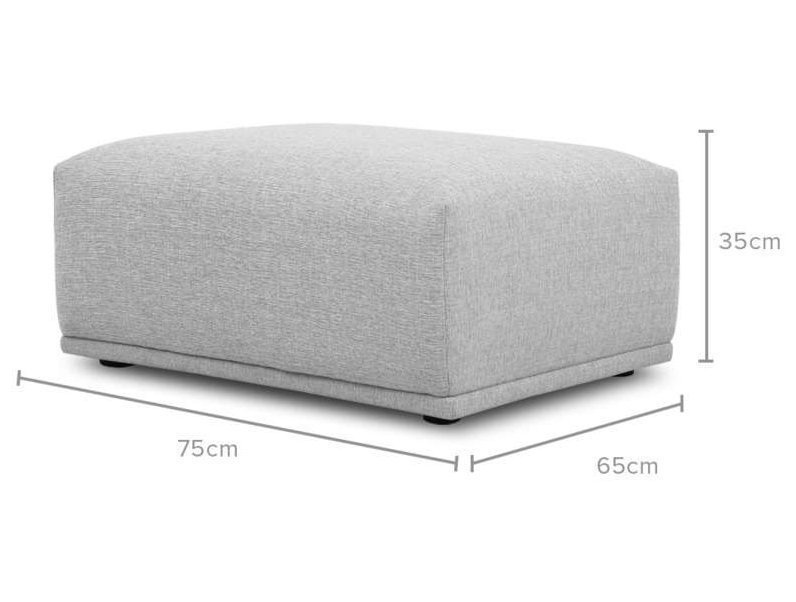 Габаритные размеры кресла модуль Портулак