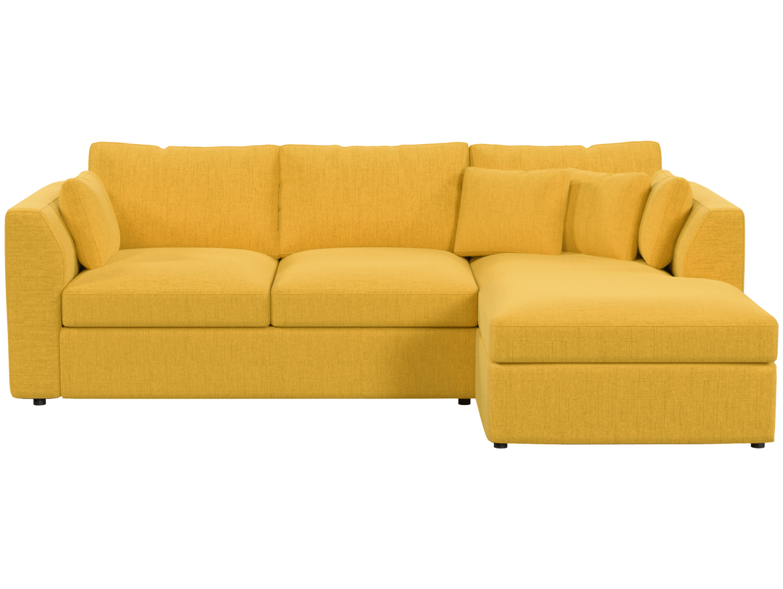 Кресло модуль Портулак серое, вид спереди