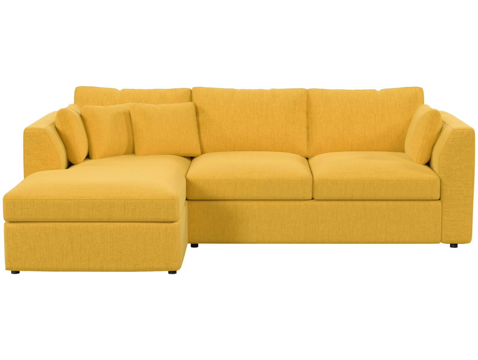 Кресло модуль Портулак серое, вид спереди