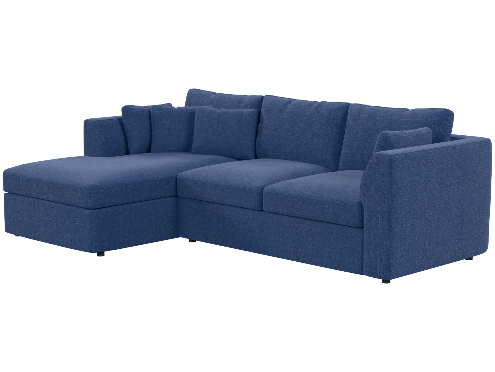 Кресло модуль Портулак серое, вид полубоком