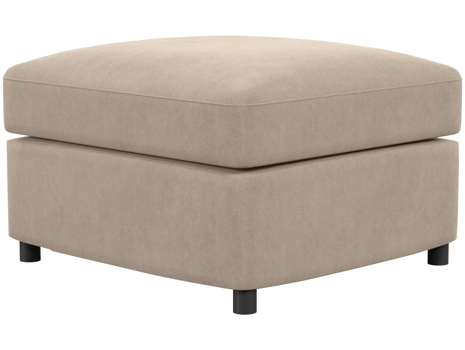 Двухместный тканевый диван Кларке серое, вид полубоком