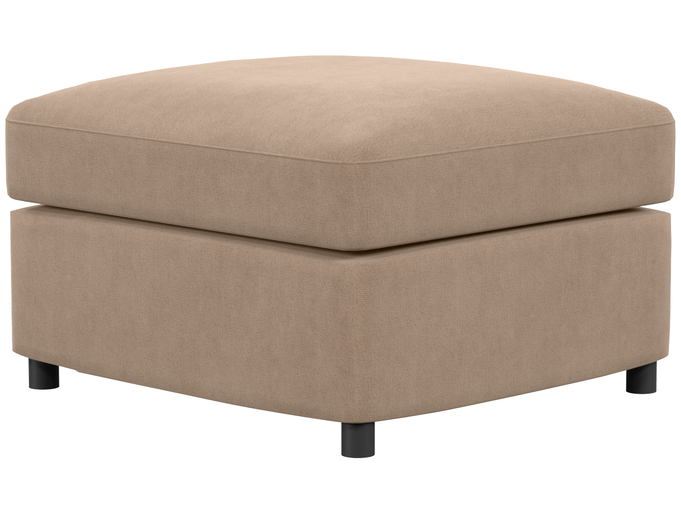 Двухместный тканевый диван Кларке серое, вид боком