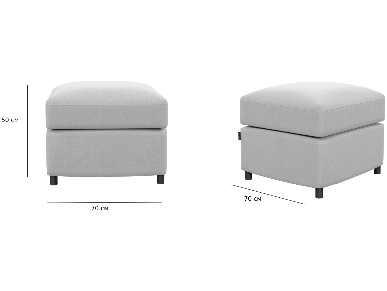 Габаритные размеры кресла модуль Портулак