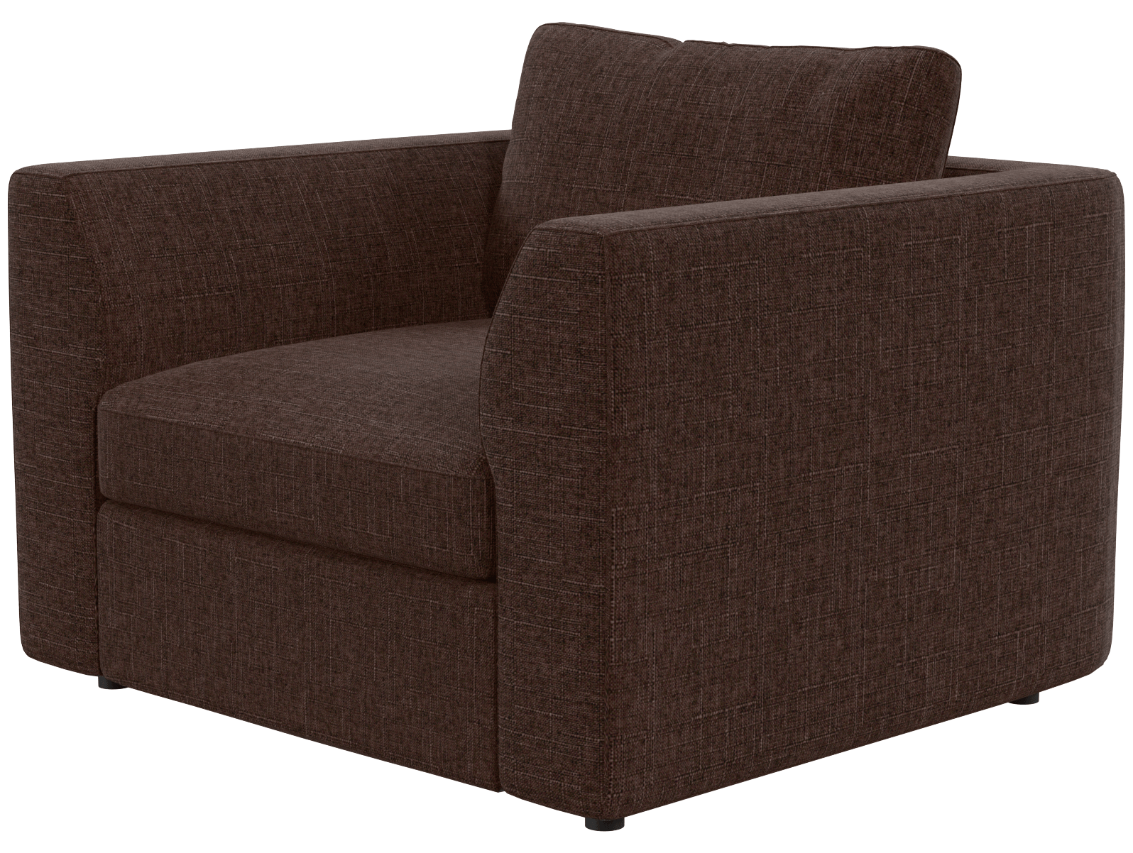 Двухместный тканевый диван Кларке серое, вид полубоком