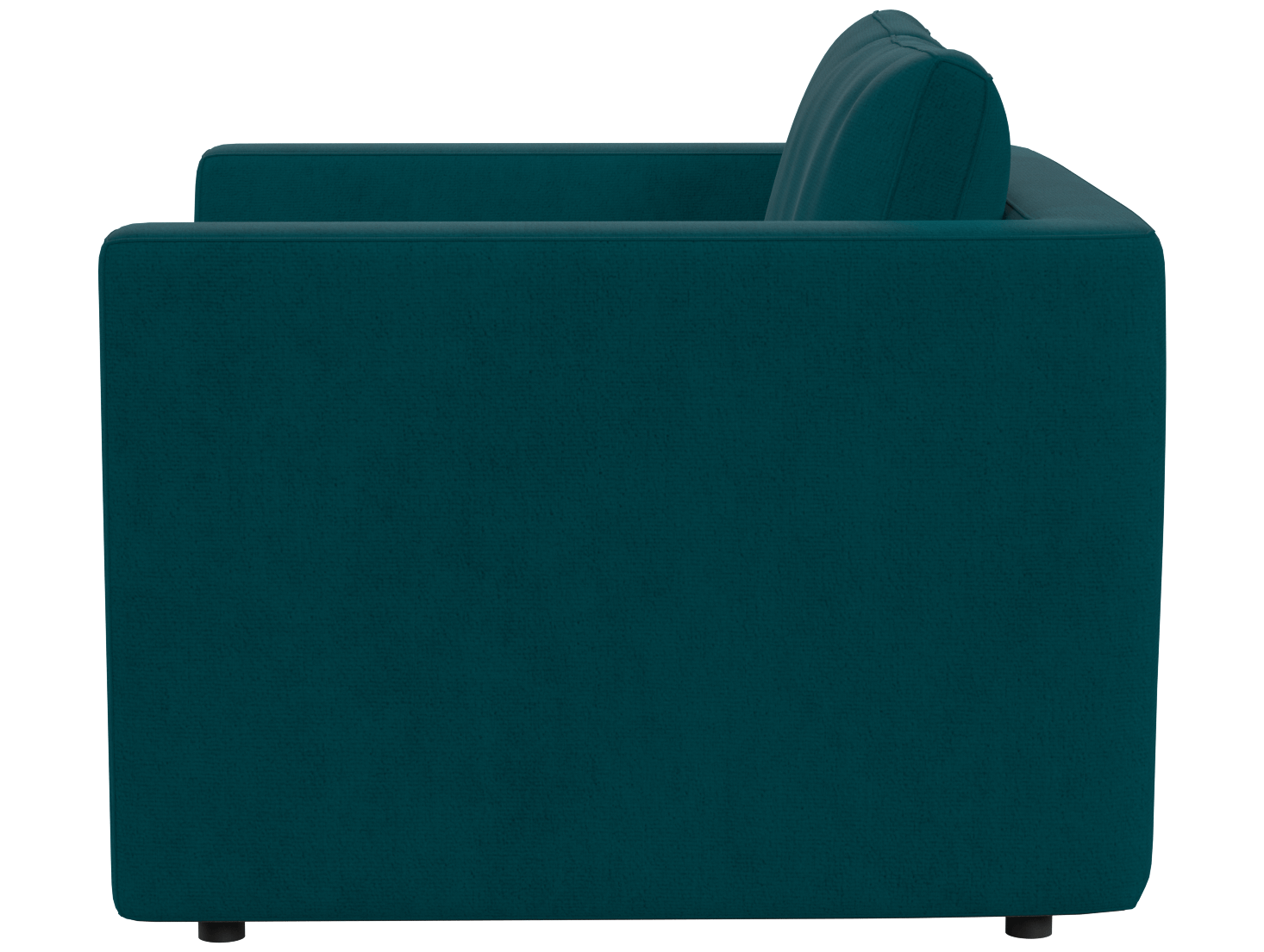 Двухместный тканевый диван Кларке серое, вид полубоком