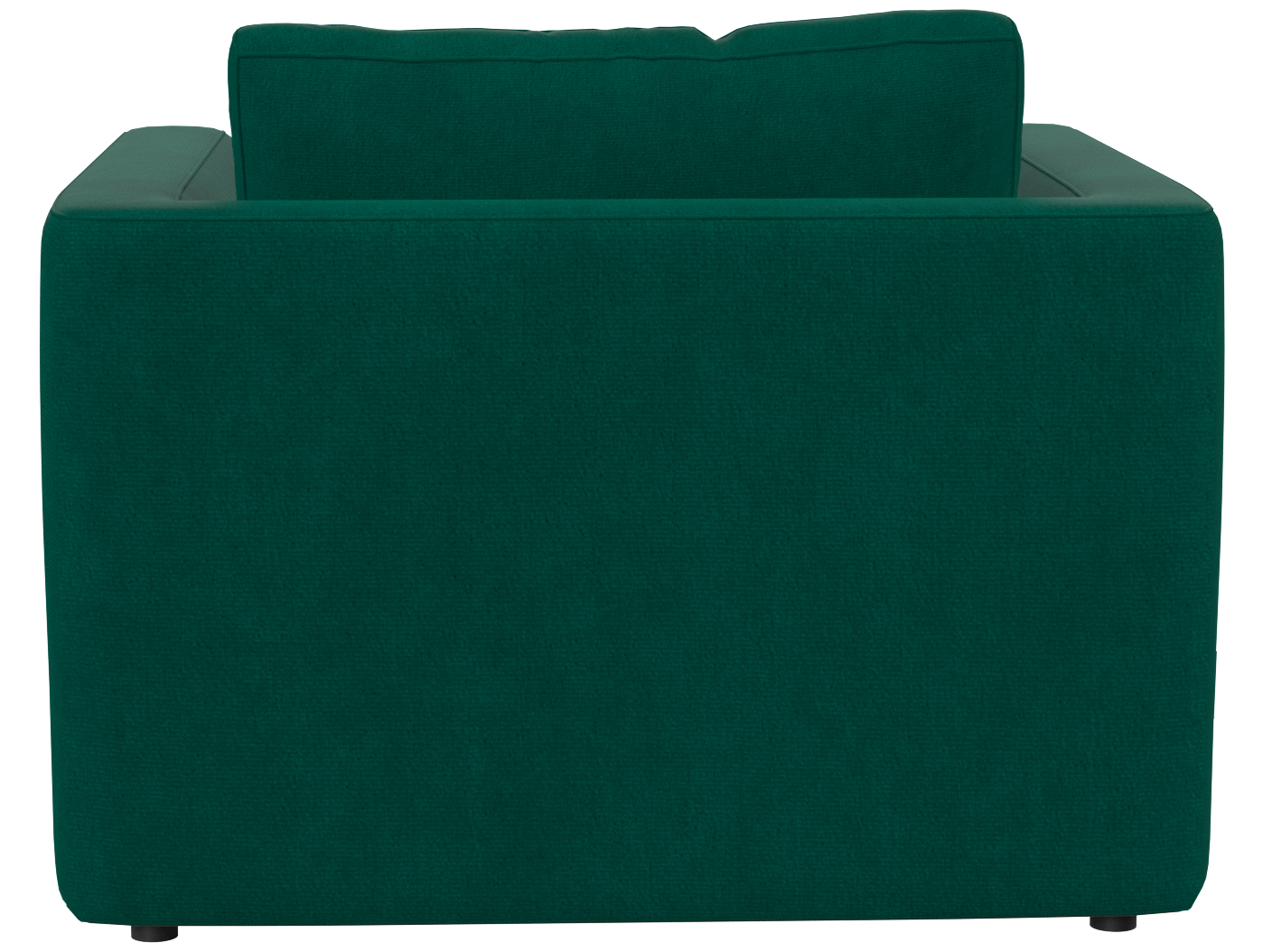 Двухместный тканевый диван Кларке серое, вид боком