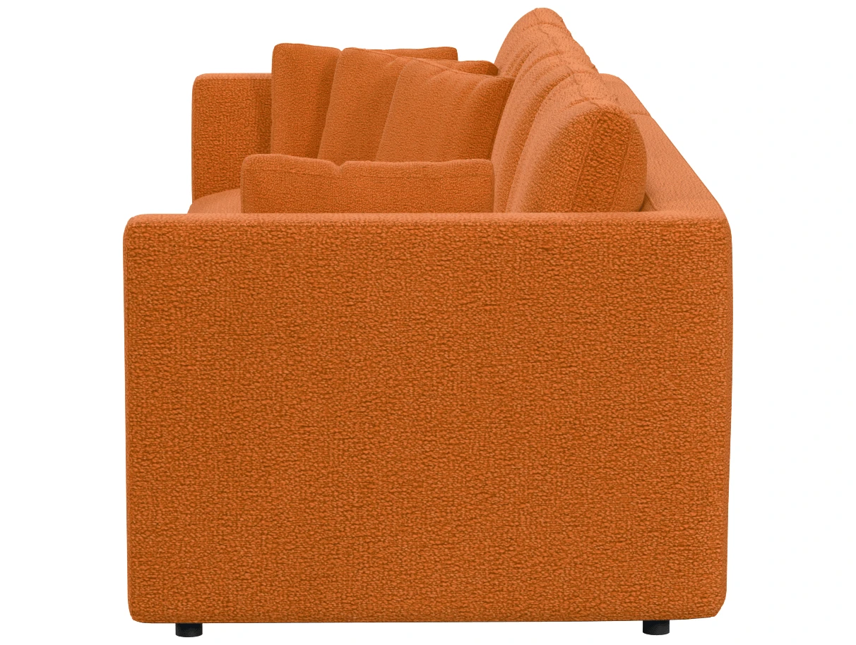 Кресло модуль Портулак серое, вид боком