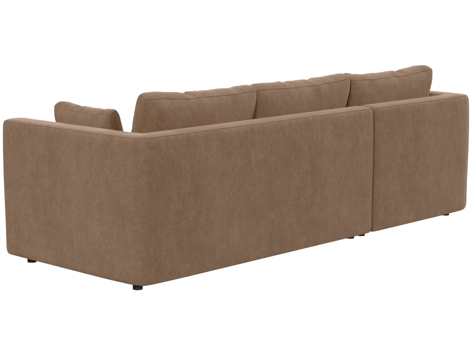 Кресло модуль Портулак серое, вид сзади