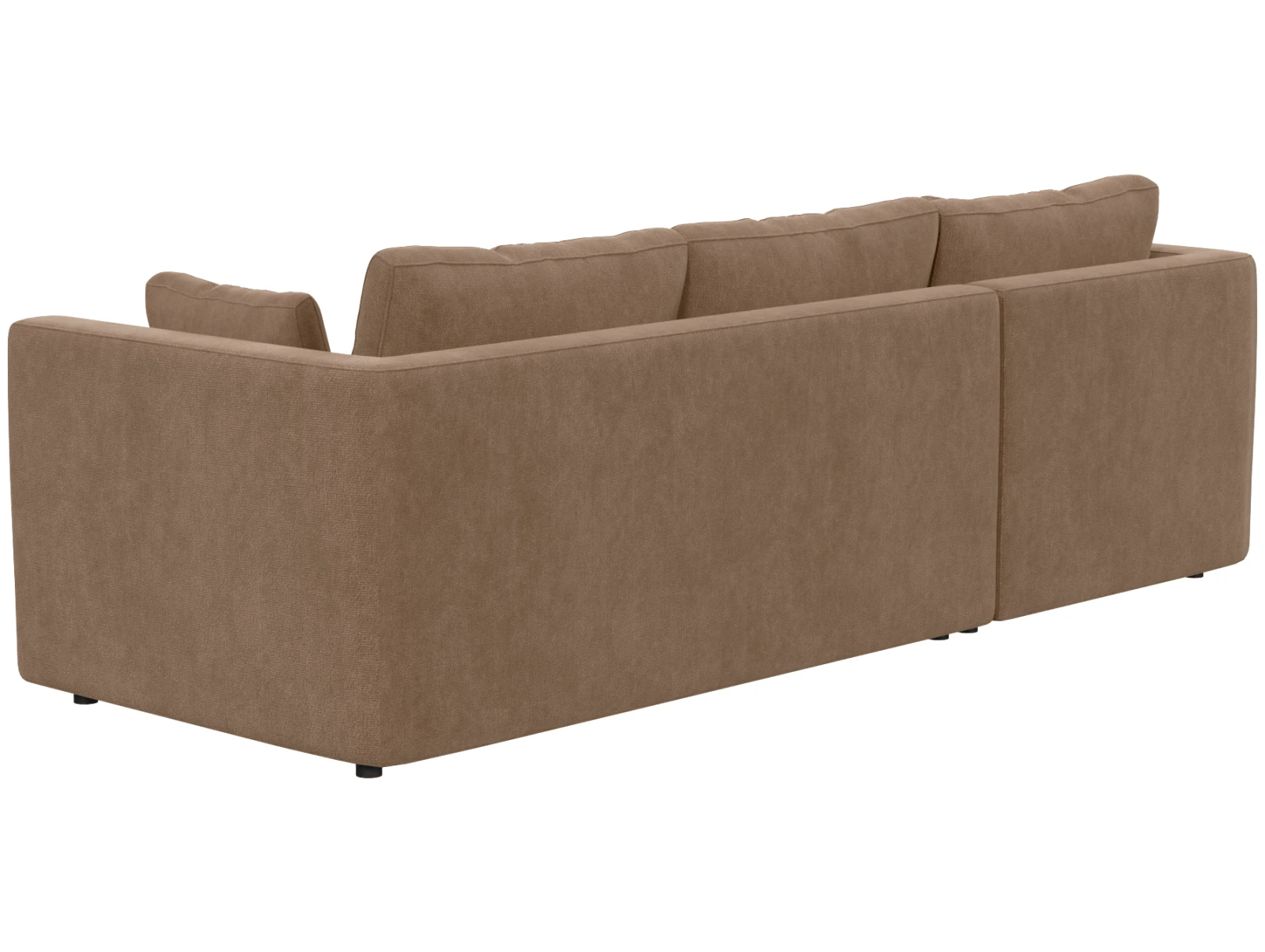 Кресло модуль Портулак серое, вид сзади