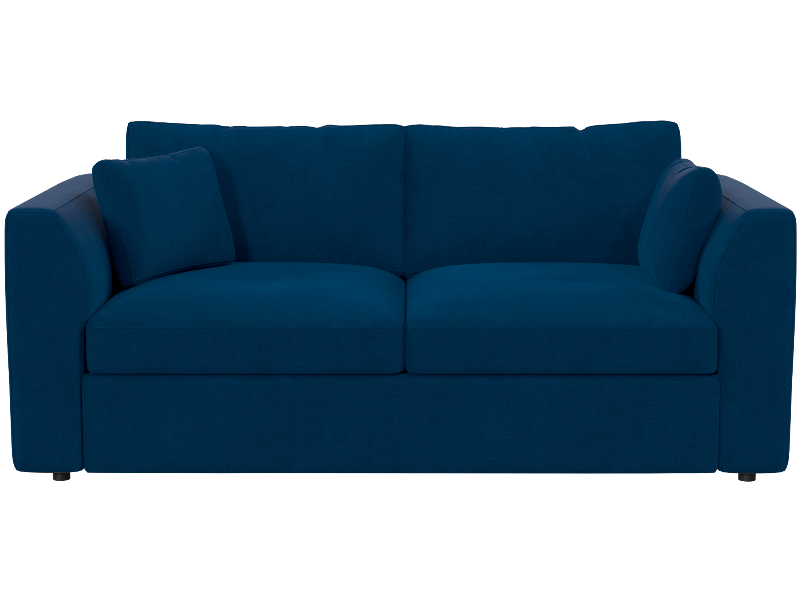 Двухместный диван Бальт серое, вид полубоком