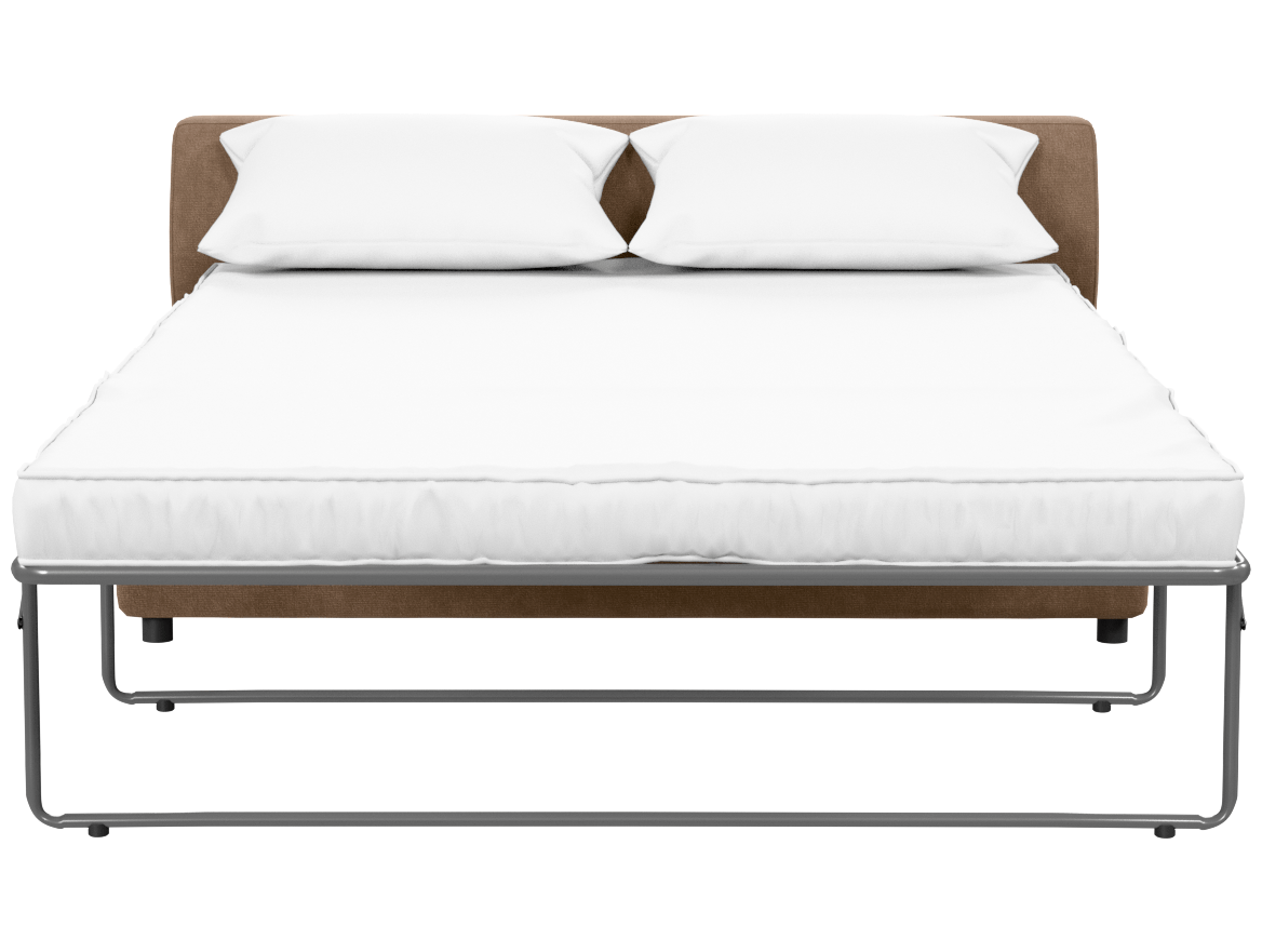 Двухместный диван Бальт серое, вид спереди