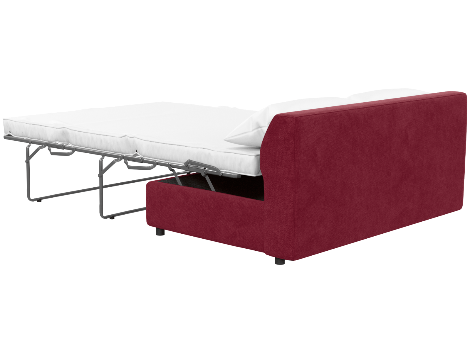 Двухместный диван Бальт серое, вид сзади