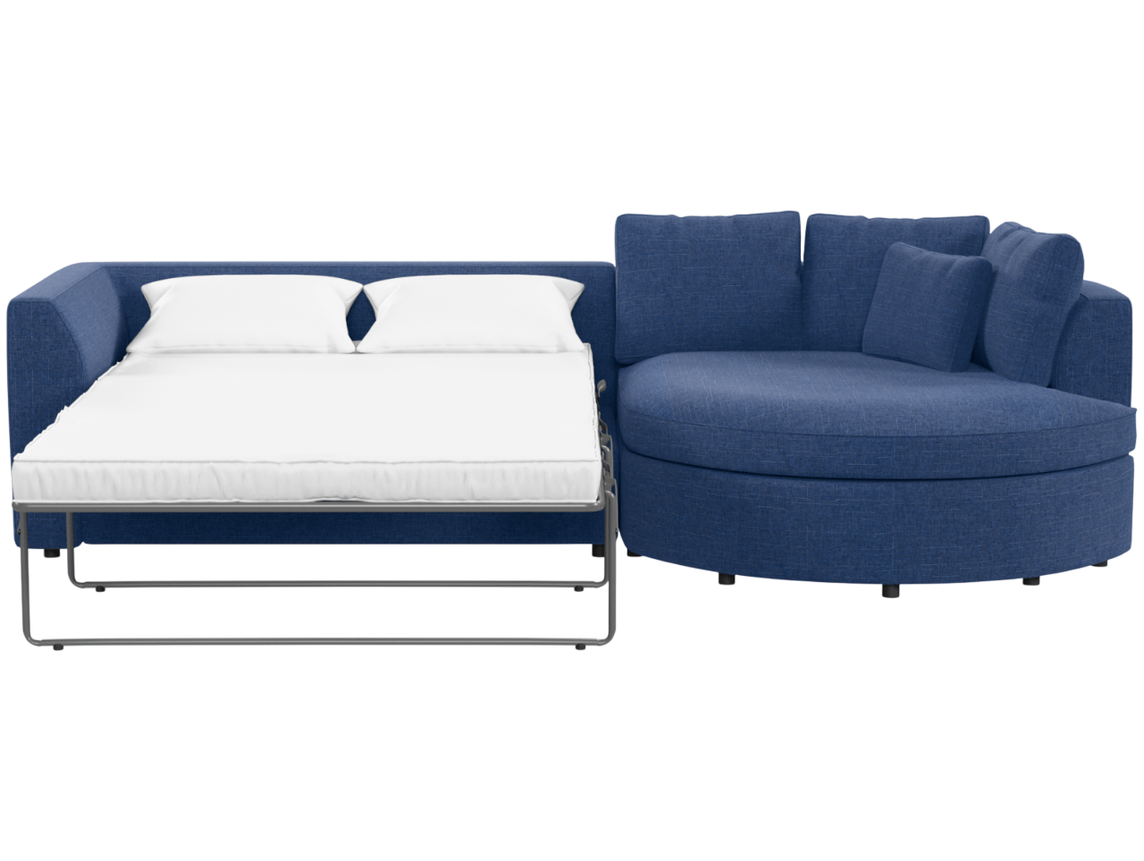 Диван угловой радиусный раскладной Бэфри SR1511