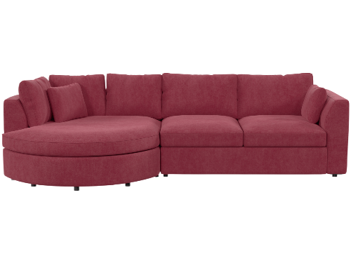 Диван угловой радиусный Бэфри SR1604
